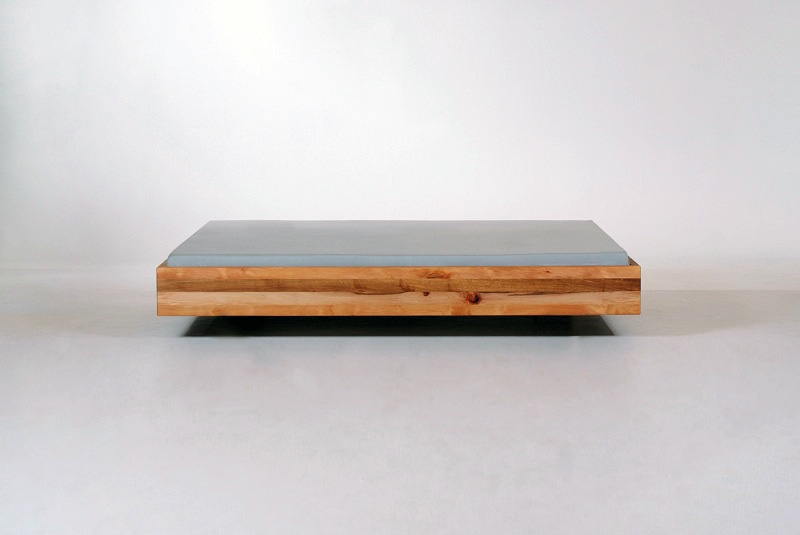 orig. POOL I Modernes Design Bett 140x200 aus Massivholz
